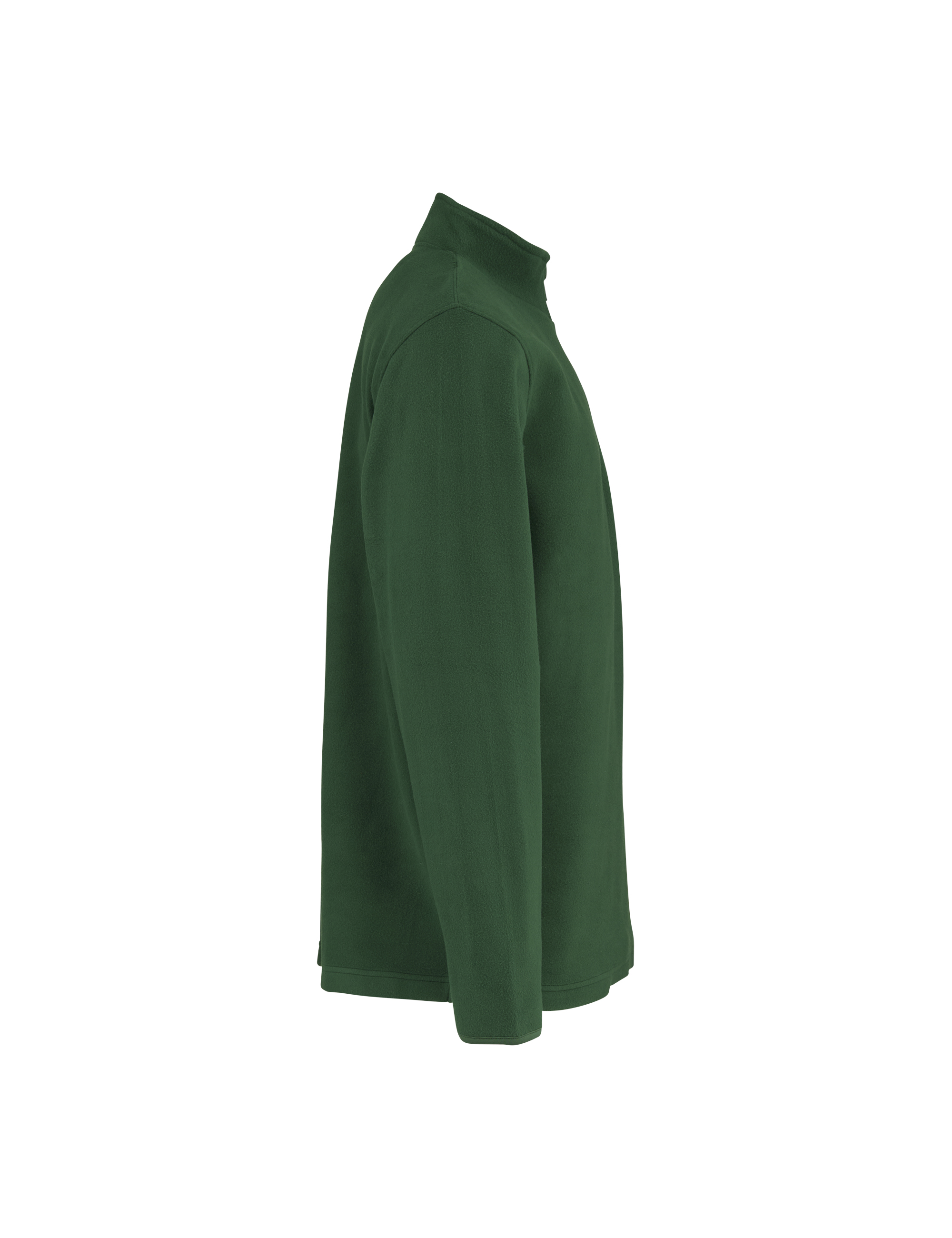 Quarter-zip college, kierrätysmateriaali, 120g – Packshot edestä