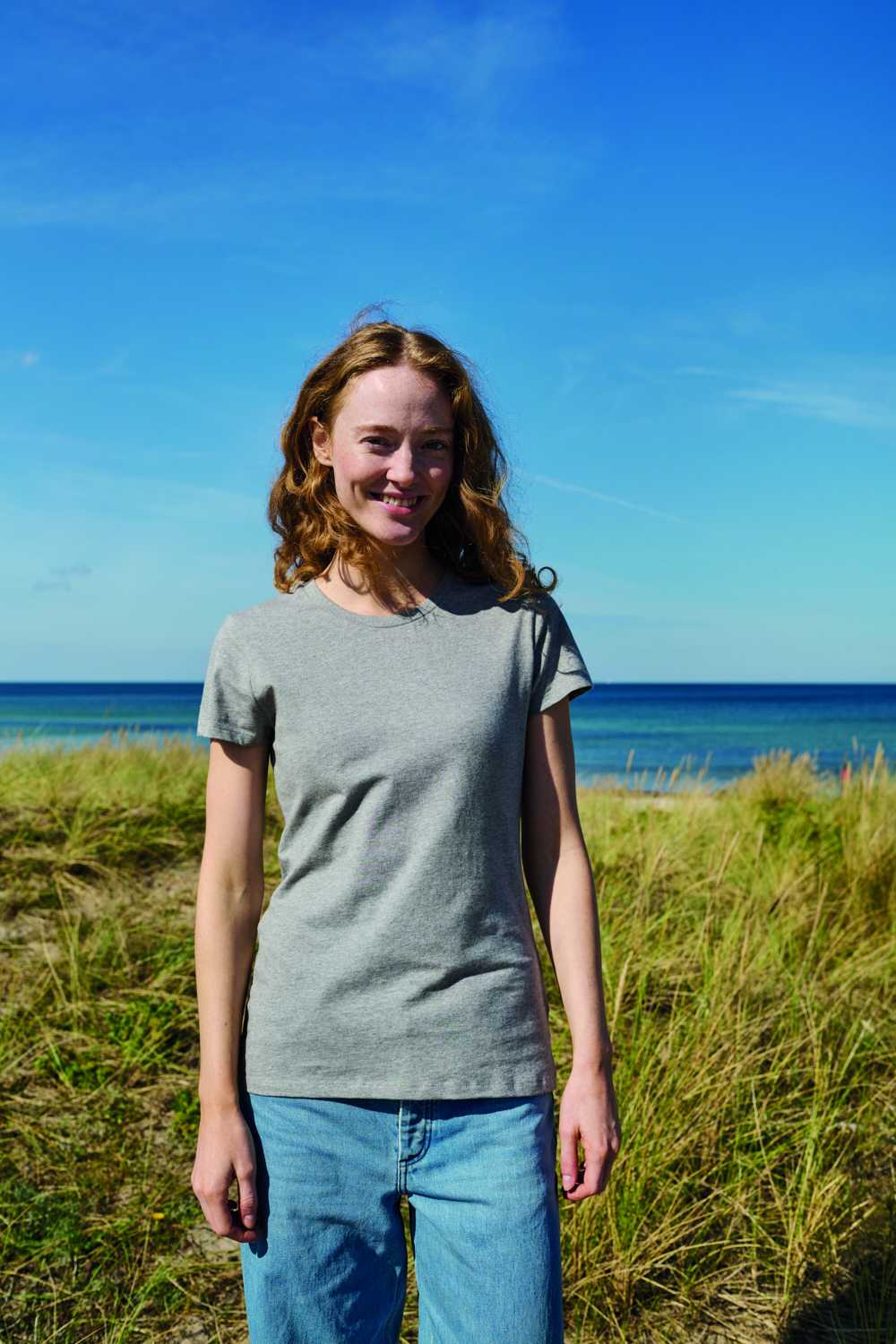 Naisten Tiger Cotton t-paita, luomupuuvilla, 155g – Studio edestä