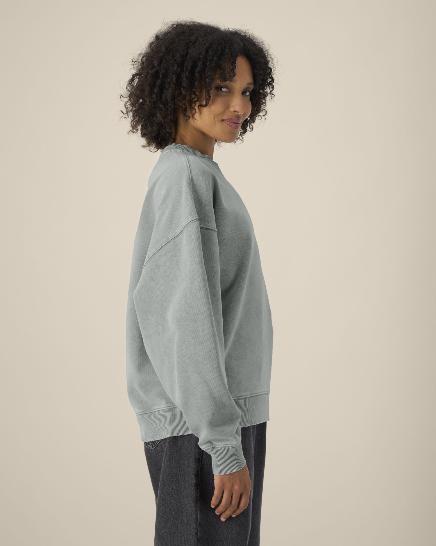 Unisex collegepaita luomupuuvilla 380g