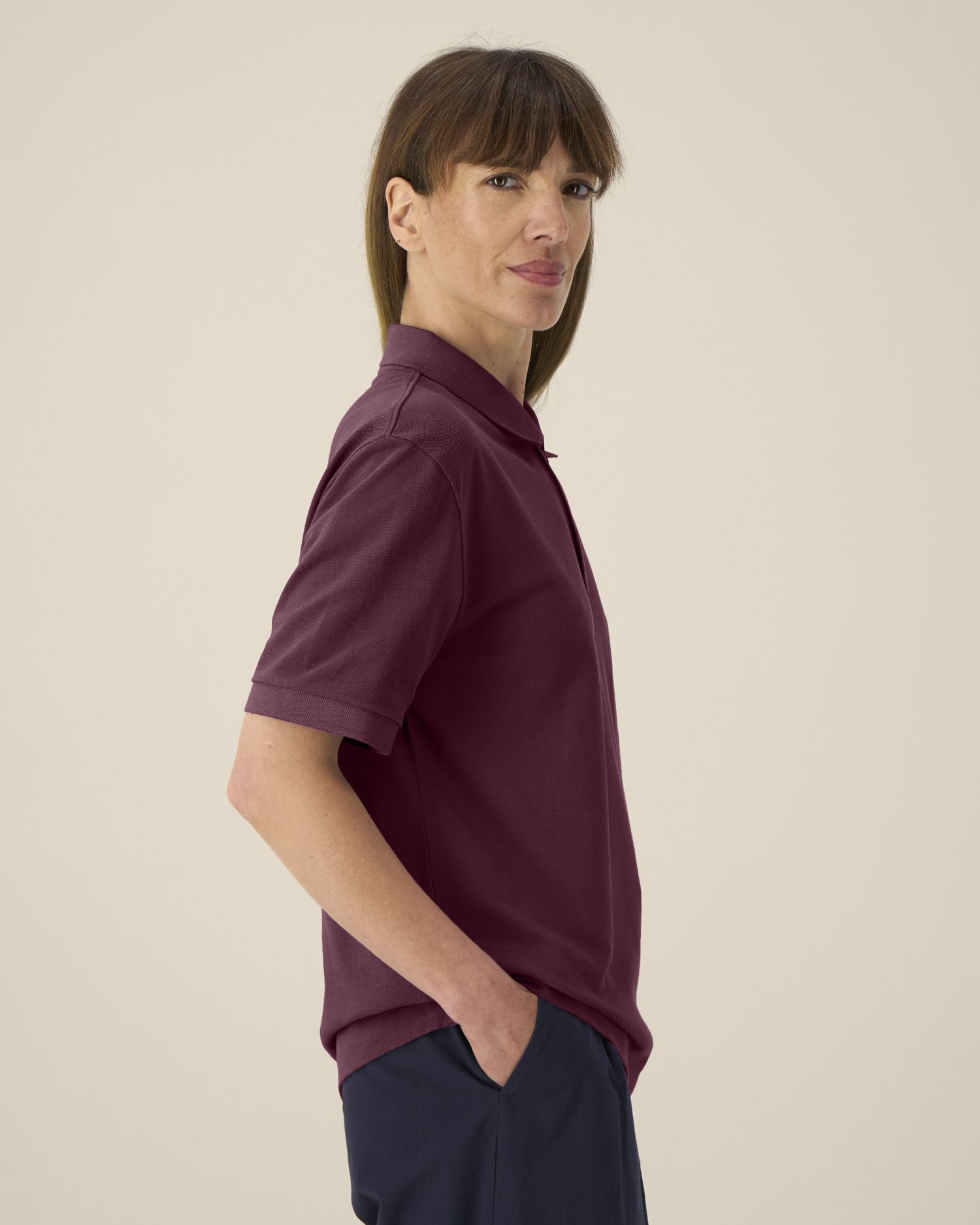 Unisex pikeepaita luomupuuvilla 240g – Studio edestä