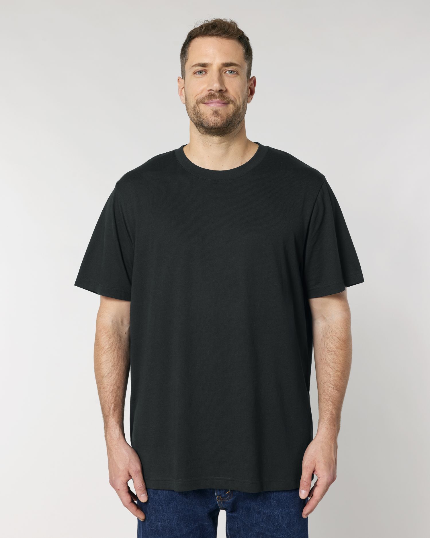 Unisex t-paita luomupuuvilla 215g – Studio takaa