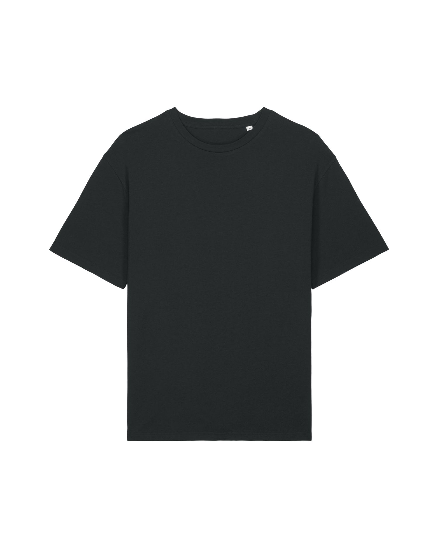 Unisex t-paita luomupuuvilla-modaali – Packshot takaa