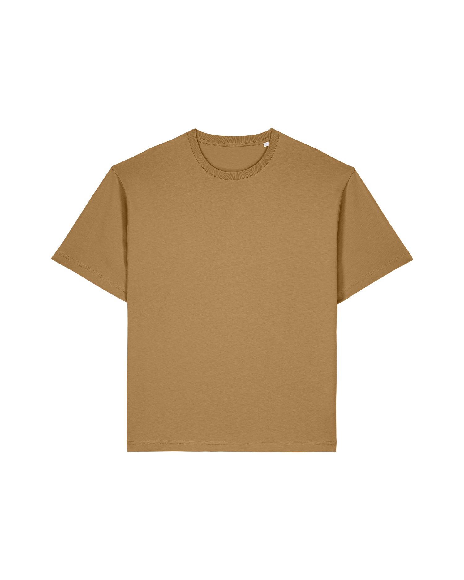 Unisex t-paita luomupuuvilla 155g (relaxed fit) – Packshot takaa