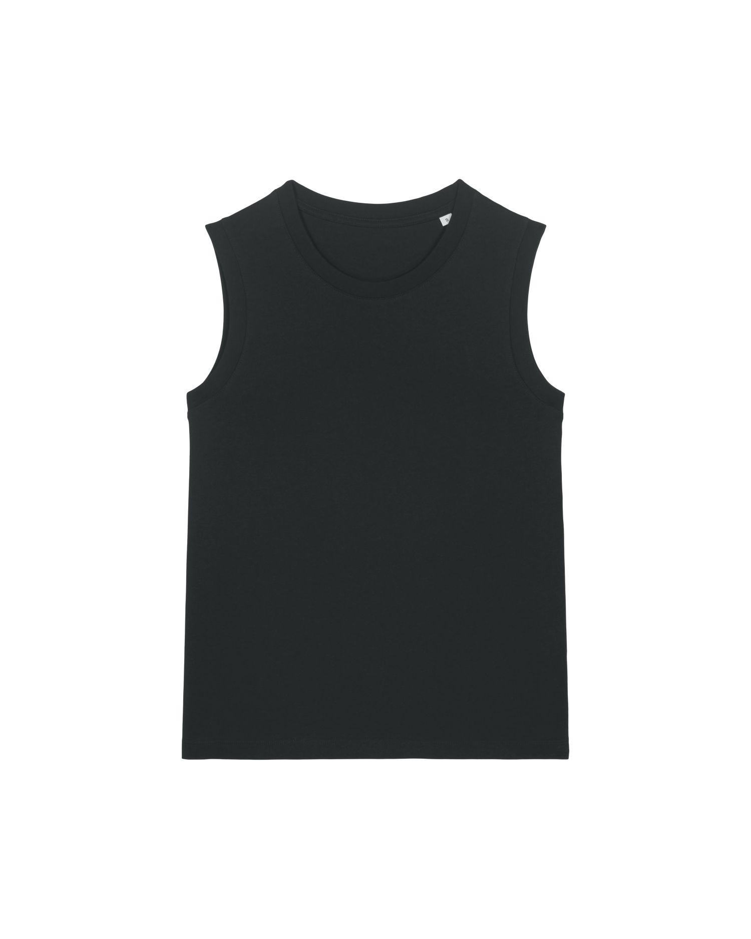 Naisten hihaton t-paita luomupuuvilla 155g – Studio takaa