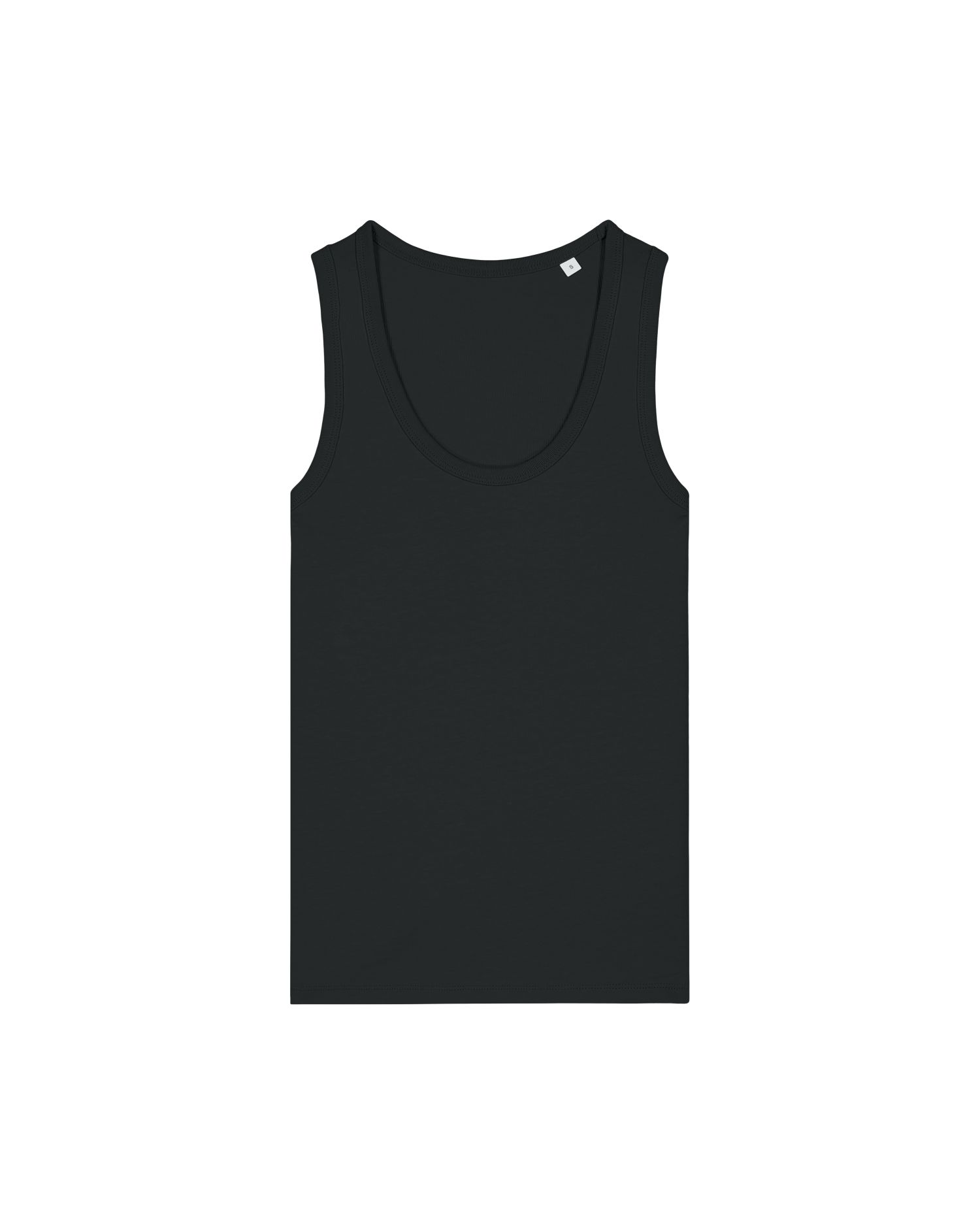 Naisten hihaton t-paita luomupuuvilla 180g – Studio takaa