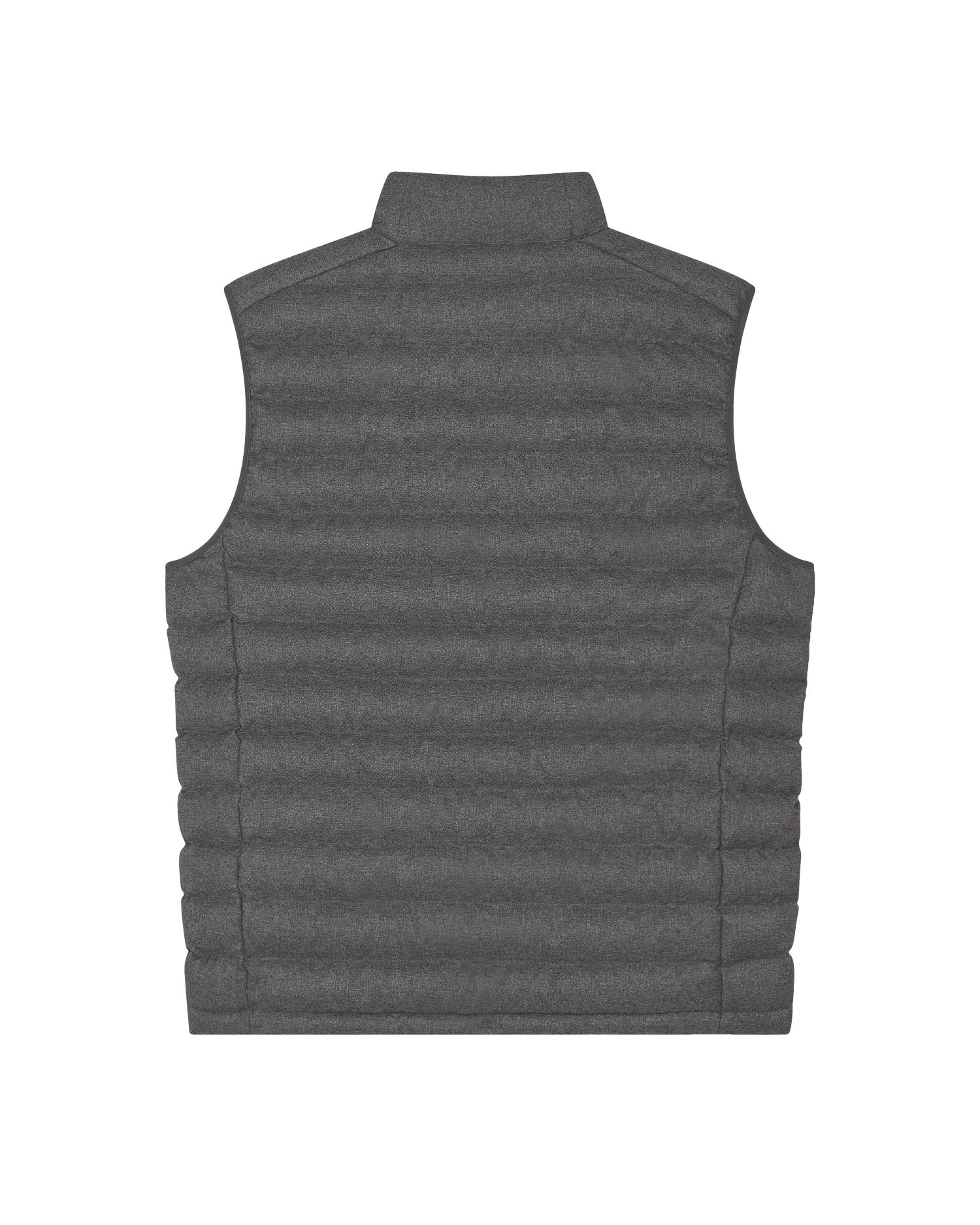 Miesten toppatakki, kierrätyspolyesteri, 140g (fitted) – Packshot takaa