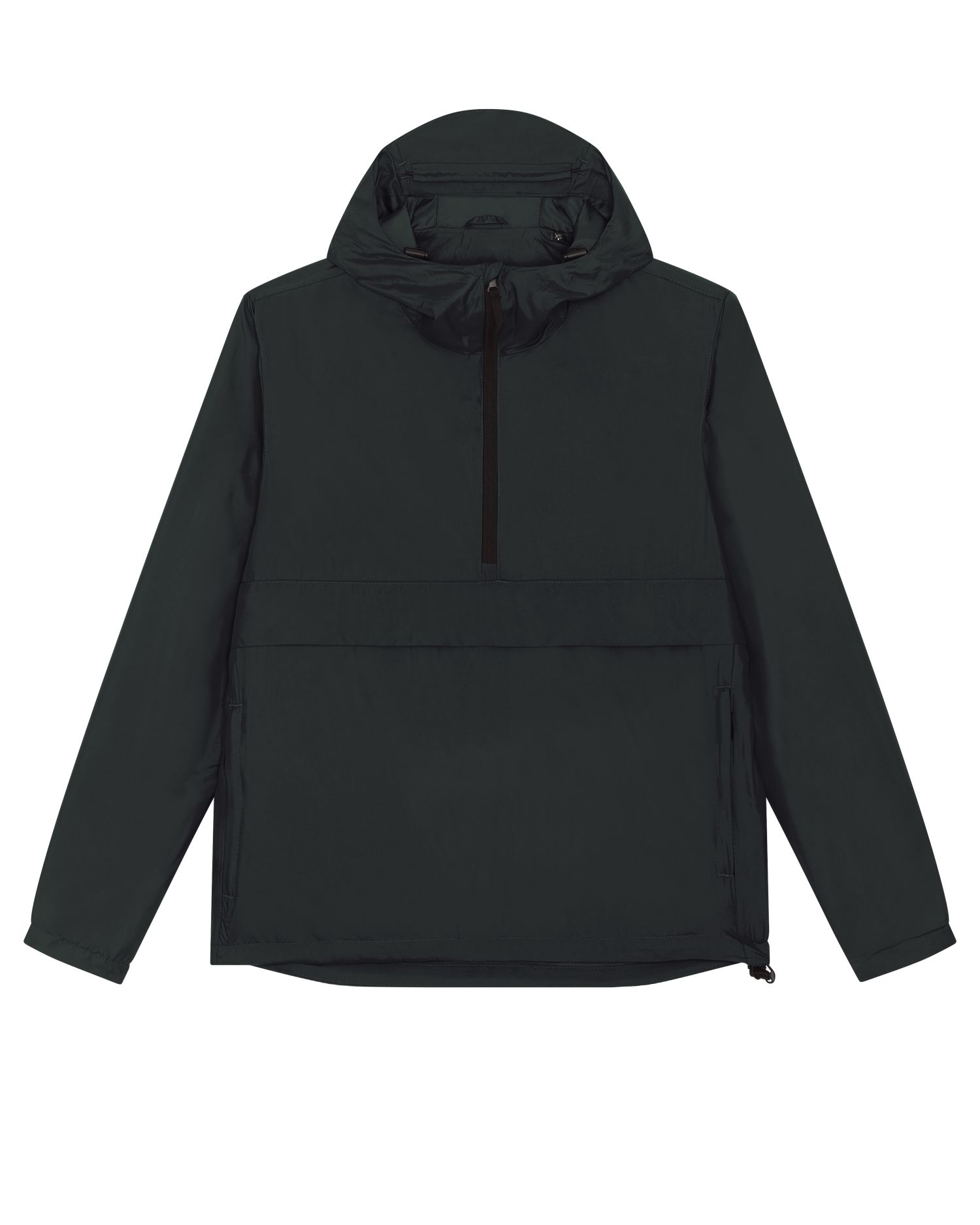 Unisex softshell-takki, kierrätyspolyesteri, 75g (medium fit) – Packshot takaa