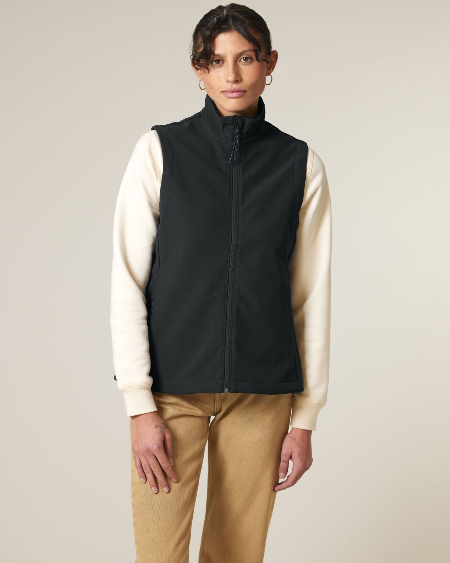 Naisten softshell-takki kierrätyspolyesteri 315g – Studio edestä