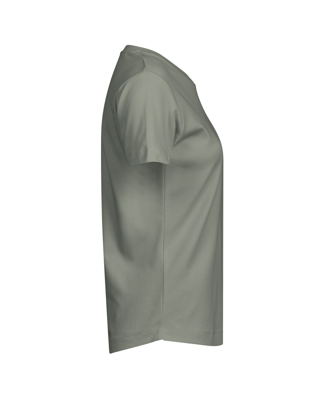 Naisten Pima Cotton t-paita, 200g – Packshot takaa