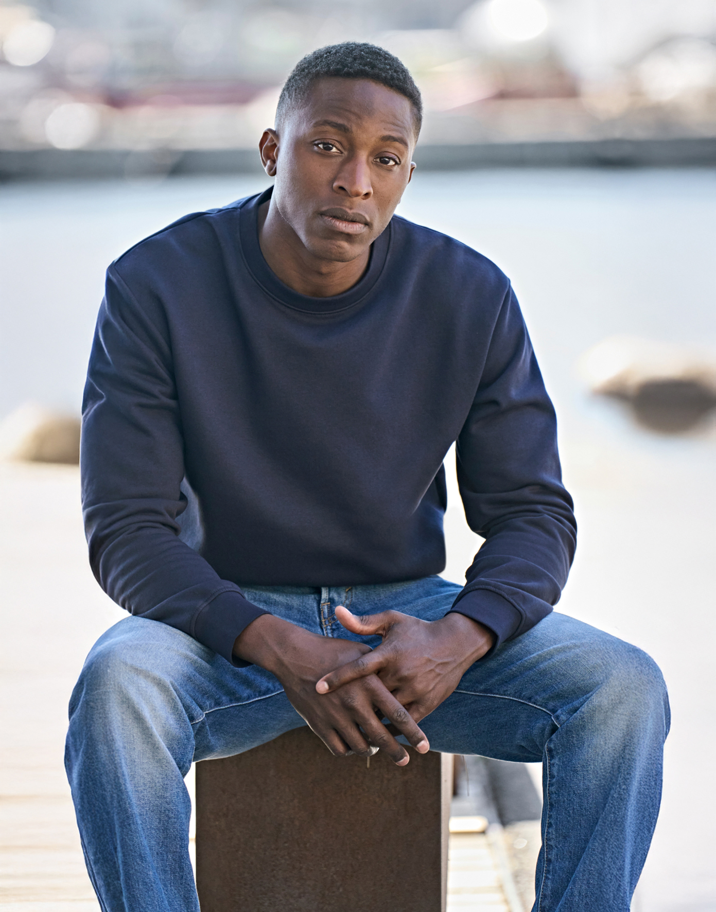 Unlabeled Collegepaita, orgaaninen puuvilla & kierrätyspolyesteri, 300g