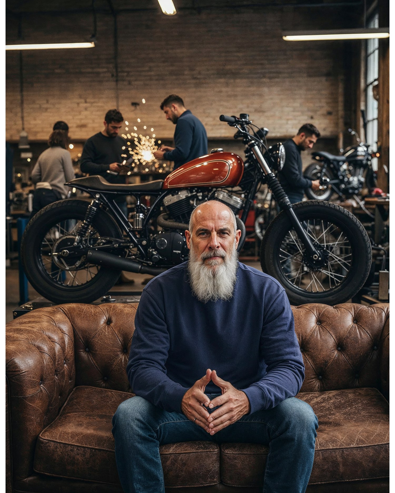 UM Crewneck Regular Fit – Packshot takaa