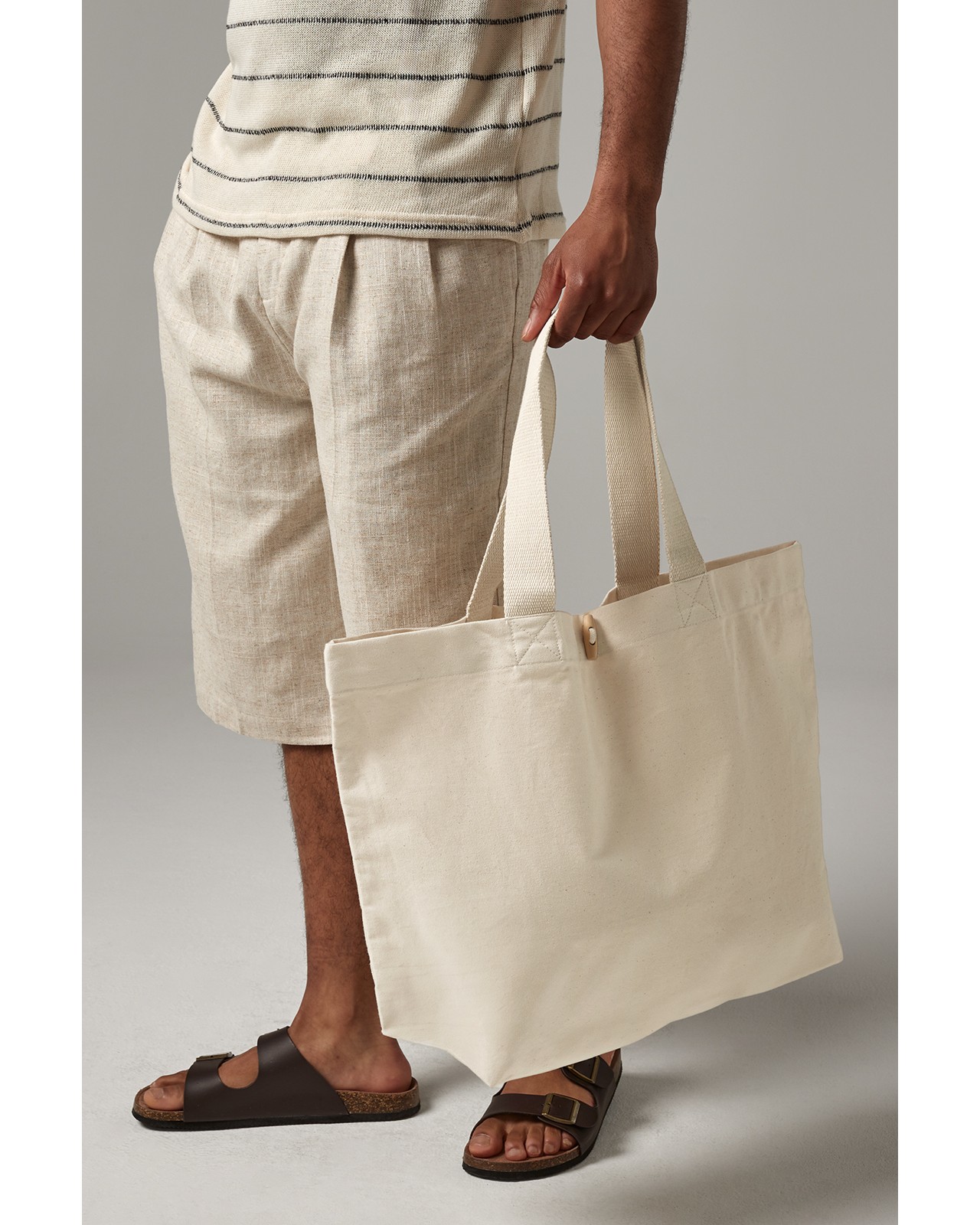 EarthAware™ Organic Marina Tote XL – Studio edestä